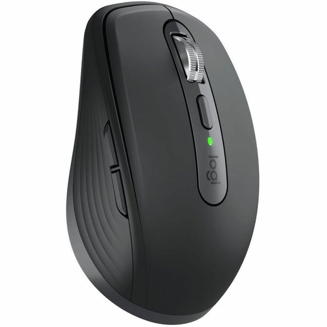Logitech MX Anywhere 3S Mouse - Bluetooth - USB Type C - Darkfield - 6 Button(s) - Graphite Grey