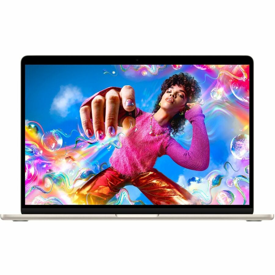 Apple MacBook Air MQKV3B/A 38.9 cm (15.3") Notebook - Apple M2 - 8 GB - 512 GB SSD - English (UK) Keyboard - Starlight