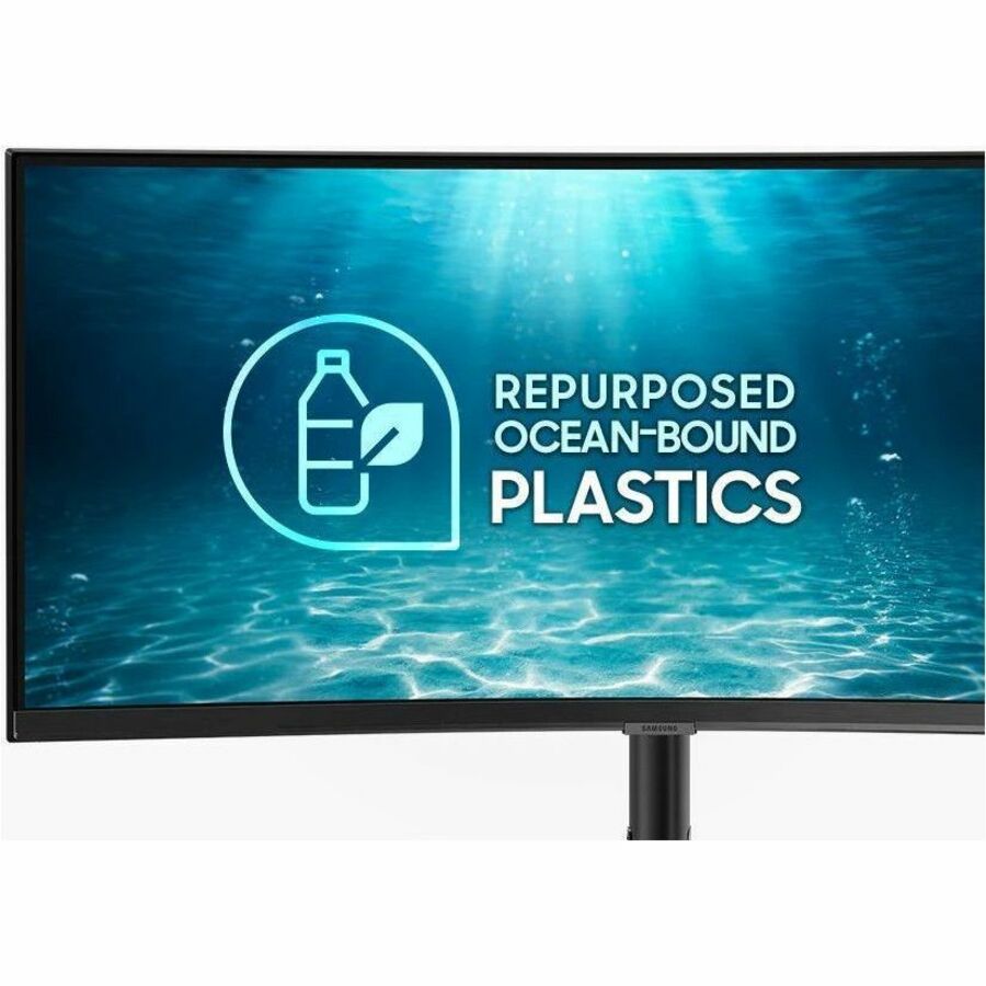 Samsung ViewFinity S6 S34C652VAU 34" Class Webcam UW-QHD Curved Screen LED Monitor - 21:9 - Black