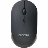 Dicota SILENT V2 Mouse - Radio Frequency - USB - Optical - 3 Button(s) - Black