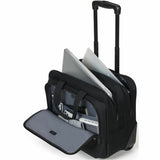 Dicota Eco Top Traveller BASE Carrying Case (Roller) for 32.8 cm (12.9") to 40.6 cm (16") Notebook, Document, Clothes - Black