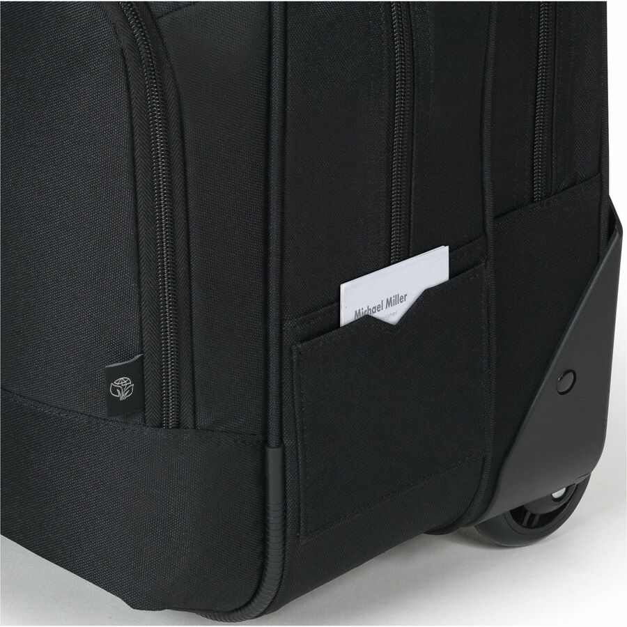 Dicota Eco Top Traveller BASE Carrying Case (Roller) for 32.8 cm (12.9") to 40.6 cm (16") Notebook, Document, Clothes - Black
