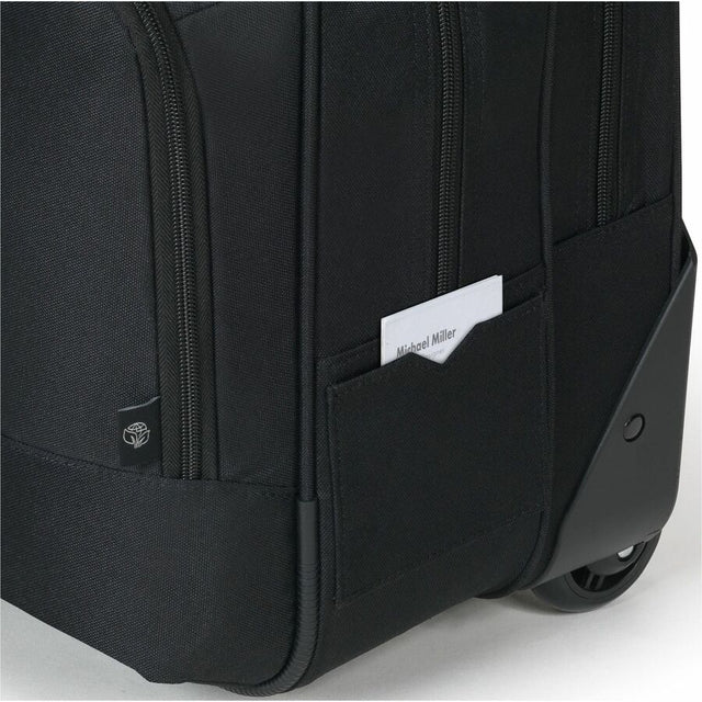 Dicota Eco Top Traveller BASE Carrying Case (Roller) for 32.8 cm (12.9") to 40.6 cm (16") Notebook, Document, Clothes - Black