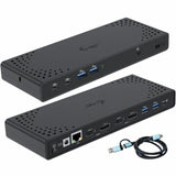 i-tec USB 3.2 Gen 1 (3.1 Gen 1) Type-C Docking Station for Monitor, Tablet, Notebook - Black
