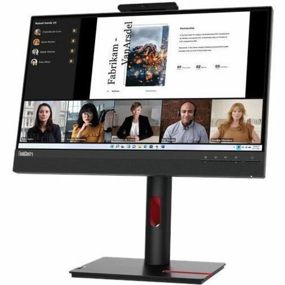 Lenovo ThinkCentre Tiny-In-One 22 Gen 5 22" Class Webcam Full HD LED Monitor - 16:9 - Black