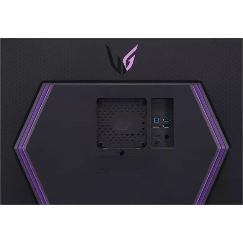 LG UltraGear 32GR93U-B 32" Class 4K UHD Gaming LCD Monitor - 16:9 - Purple Grey