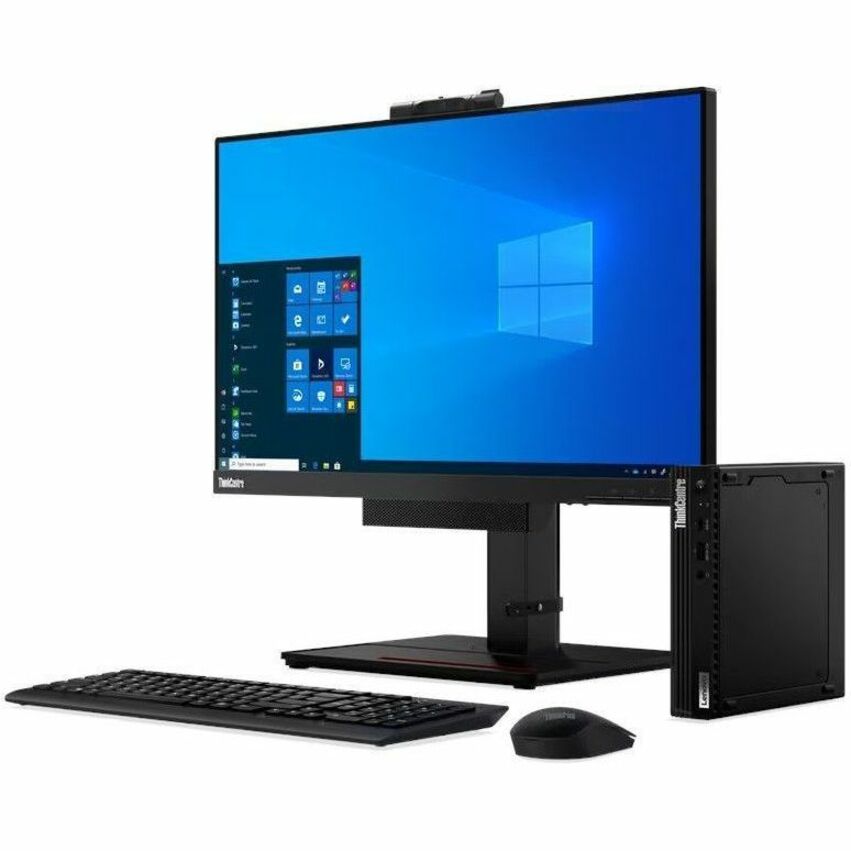 Lenovo ThinkCentre M75q Gen 2 11JN006HUK Desktop Computer - AMD Ryzen 5 5600GE - 8 GB - 256 GB SSD - Tiny - Black