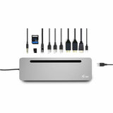 i-tec USB Type C Docking Station for Tablet PC, Microphone, Notebook, Monitor, Headset, Smartphone - Charging Capability - Memory Card Reader - SD - 100 W - Grey