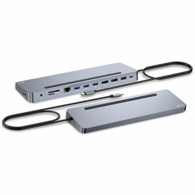 i-tec USB Type C Docking Station for Tablet PC, Microphone, Notebook, Monitor, Headset, Smartphone - Charging Capability - Memory Card Reader - SD - 100 W - Grey