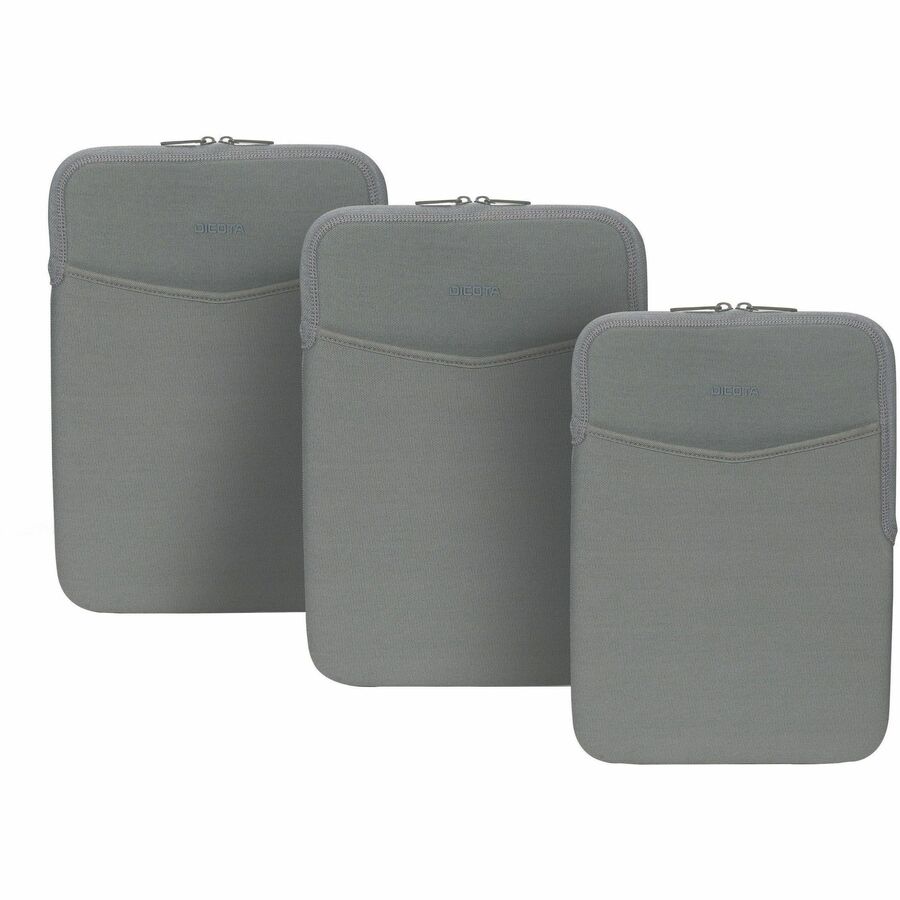 Dicota Eco SLIM L Carrying Case (Sleeve) for 35.6 cm (14") to 38.1 cm (15") Notebook, Accessories - Grey
