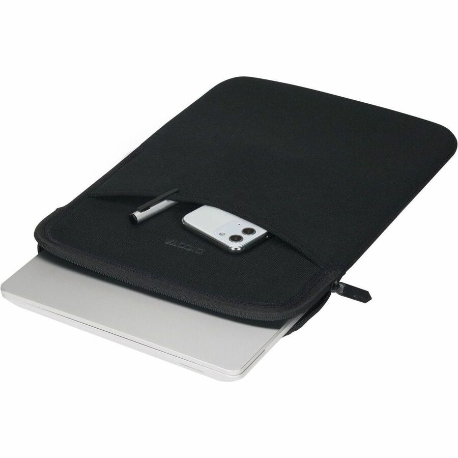 Dicota Eco SLIM Carrying Case (Sleeve) for 38.1 cm (15") Microsoft Notebook, Smartphone, Accessories - Black