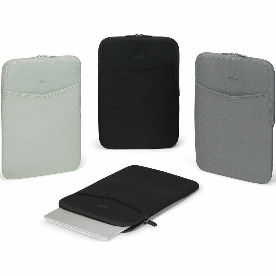 Dicota Eco SLIM Carrying Case (Sleeve) for 38.1 cm (15") Microsoft Notebook, Smartphone, Accessories - Black