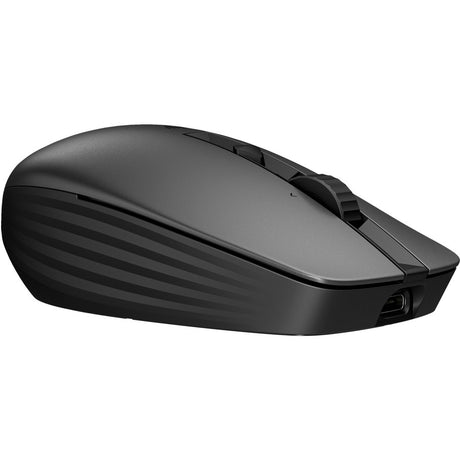 HP 715 Mouse - Bluetooth - USB Type A - 6 Programmable Button(s) - Black