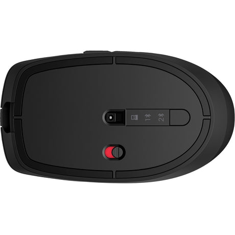 HP 715 Mouse - Bluetooth - USB Type A - 6 Programmable Button(s) - Black