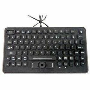 Honeywell Rugged Keyboard - Cable Connectivity - DB9 Interface - Black