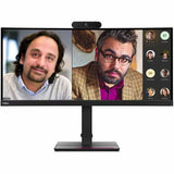Lenovo ThinkVision P34w-20 34" Class Webcam UW-QHD Curved Screen LED Monitor - 21:9 - Raven Black