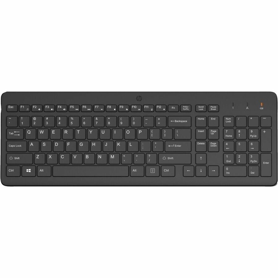 HP 225 Keyboard - Wireless Connectivity - English (UK) - Black