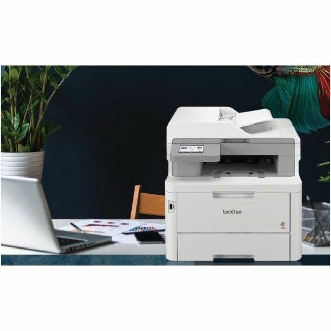 Brother MFC-L8340CDW Wireless LED Multifunction Printer - Colour - Grey