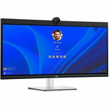 Dell P3424WEB 34" Class Webcam UW-QHD Curved Screen LED Monitor - 21:9 - Black, Silver