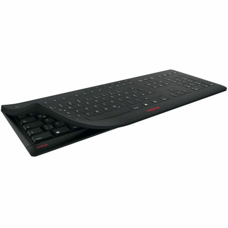 CHERRY STREAM PROTECT Keyboard - Wireless Connectivity - USB Interface - English (UK) - Black