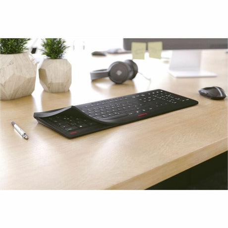 CHERRY STREAM PROTECT Keyboard - Wireless Connectivity - USB Interface - English (UK) - Black