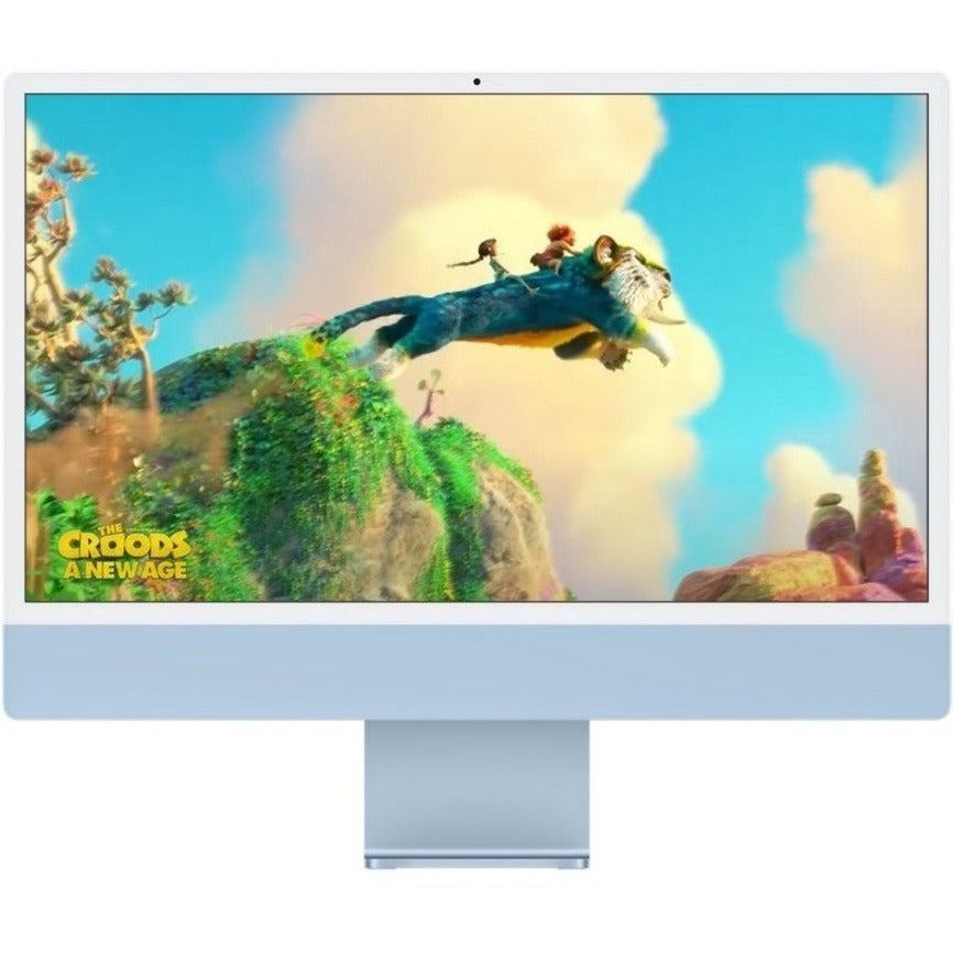 Apple iMac MQRQ3B/A All-in-One Computer - Apple M3 Octa-core (8 Core) - 8 GB RAM - 256 GB SSD - 61 cm (24") 4.5K 4480 x 2520 - Desktop - Blue