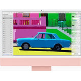 Apple iMac MQRU3B/A All-in-One Computer - Apple M3 Octa-core (8 Core) - 8 GB RAM - 512 GB SSD - 61 cm (24") 4.5K 4480 x 2520 - Desktop - Pink