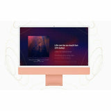 Apple iMac MQRT3B/A All-in-One Computer - Apple M3 Octa-core (8 Core) - 8 GB RAM - 256 GB SSD - 61 cm (24") 4.5K 4480 x 2520 - Desktop - Pink