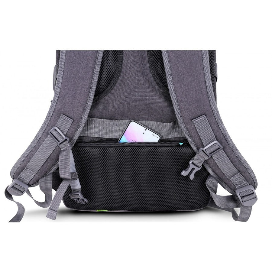 Urban Factory Carrying Case (Backpack) for 26.7 cm (10.5") to 43.9 cm (17.3") Notebook, Tablet, Smartphone - Grey/Black