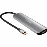 Urban Factory HUBEE USB Type C Docking Station for Desktop PC, Notebook - Memory Card Reader - SD - Space Gray