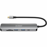 Urban Factory HUBEE USB Type C Docking Station for Desktop PC, Notebook - Memory Card Reader - SD - Space Gray