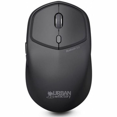 Urban Factory ONLEE Color Mouse - Bluetooth - Optical - 6 Button(s) - Black