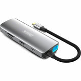 Urban Factory HUBEE USB Type C Docking Station for Notebook, Desktop PC - Memory Card Reader - SD - Space Gray