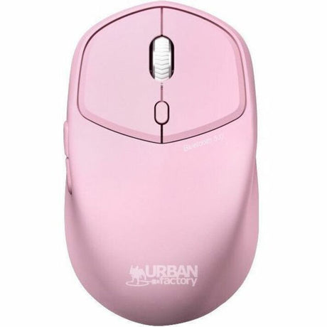 Urban Factory ONLEE Color Mouse - Bluetooth - Optical - 6 Button(s) - Rose Pastel
