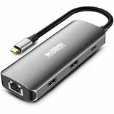 Urban Factory HUBEE USB Type C Docking Station for Smartphone, Desktop PC, Tablet PC, Notebook - Space Gray
