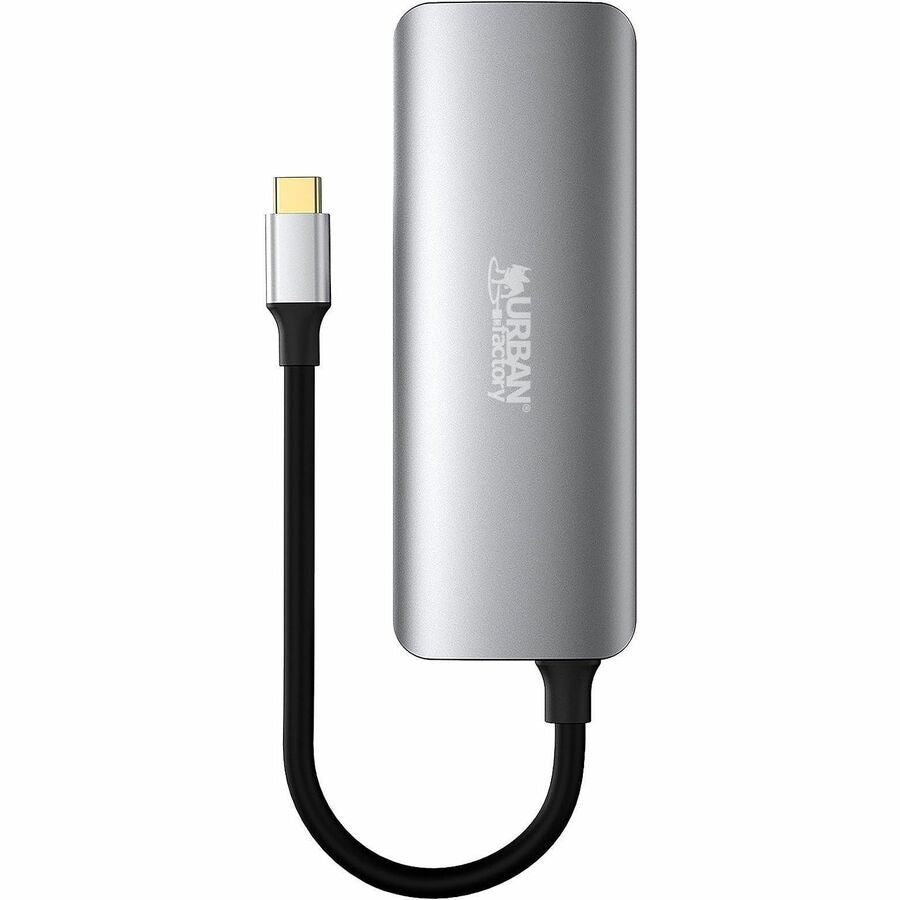 Urban Factory HUBEE USB Type C Docking Station for Smartphone, Desktop PC, Tablet PC, Notebook - Space Gray
