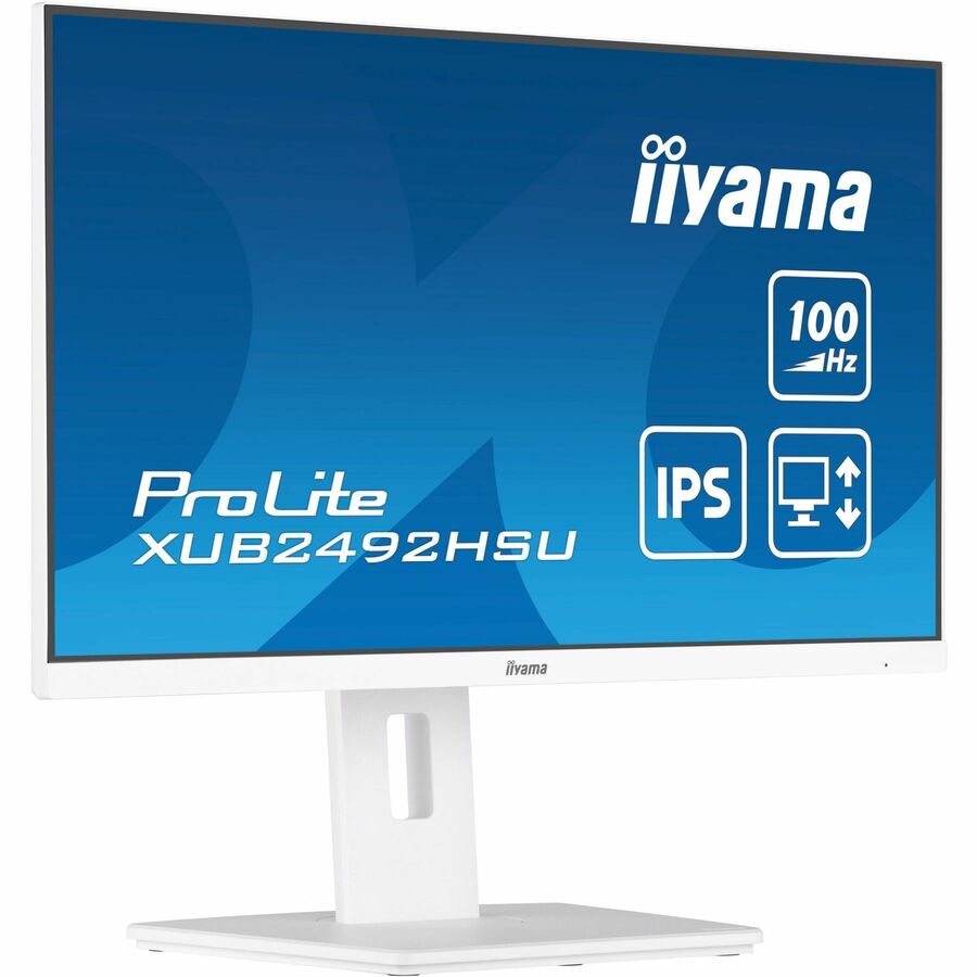 iiyama ProLite XUB2492HSU-W6 24" Class Full HD LED Monitor - 16:9 - Matt White