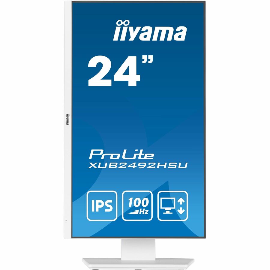 iiyama ProLite XUB2492HSU-W6 24" Class Full HD LED Monitor - 16:9 - Matt White