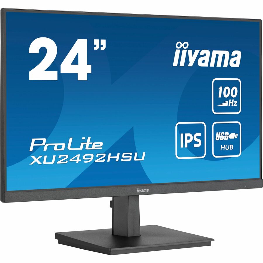 iiyama ProLite XU2492HSU-B6 24" Class Full HD LED Monitor - 16:9 - Matte Black