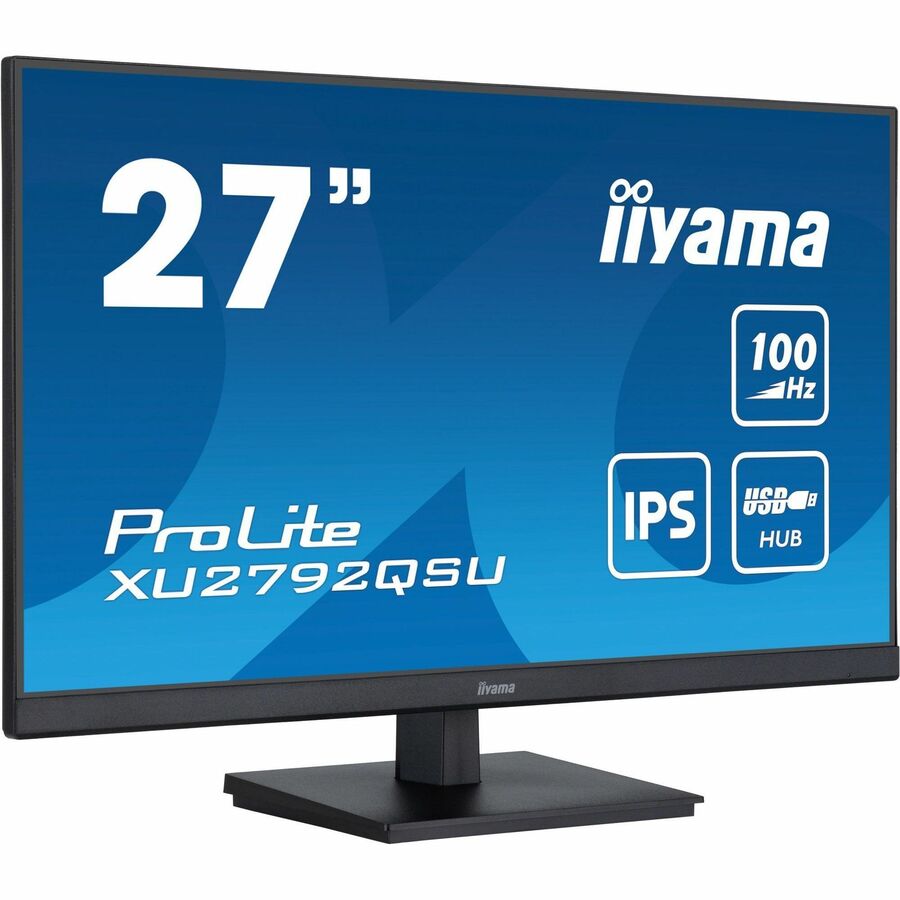 iiyama ProLite XU2792QSU-B6 27" Class WQHD LCD Monitor - 16:9 - Matte Black