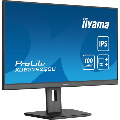 iiyama ProLite XUB2792QSU-B6 27" Class WQHD LED Monitor - 16:9 - Matte Black