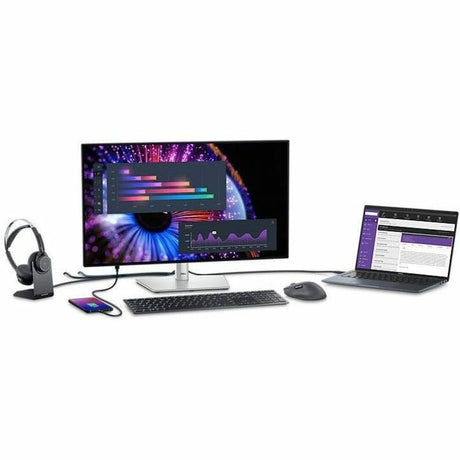 Dell UltraSharp U2724DE 27" Class WQHD LED Monitor - 16:9 - Black, Silver
