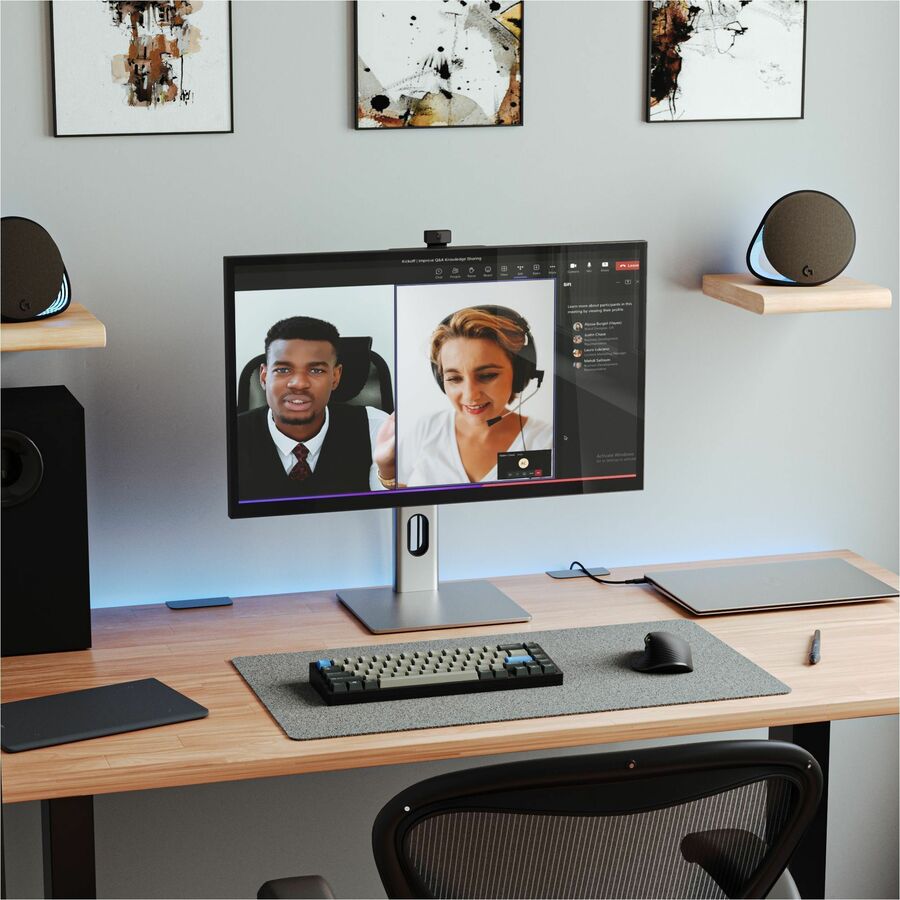 Alogic Clarity Pro 27" Class Webcam 4K UHD LCD Monitor - 16:9 - Black