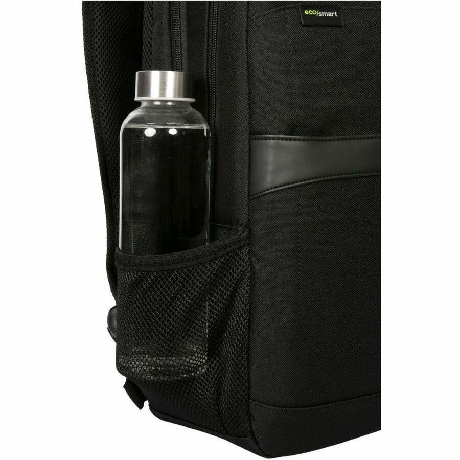 Targus GeoLite EcoSmart TSB962GL Carrying Case (Backpack) for 30.5 cm (12") to 40.6 cm (16") Notebook, Water Bottle, Umbrella - Black