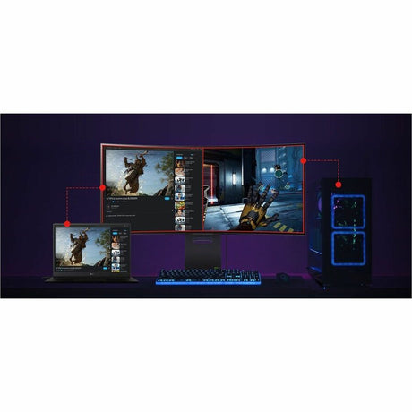 LG UltraGear 34GS95QE-B 34" Class UW-QHD Curved Screen Gaming OLED Monitor - 21:9