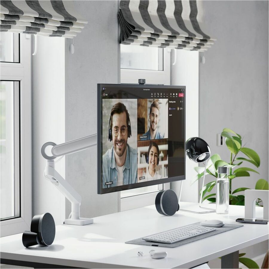 Alogic Clarity Max Pro 32C4KPDW 32" Class Webcam 4K UHD LED Monitor - 16:9 - Silver, Black