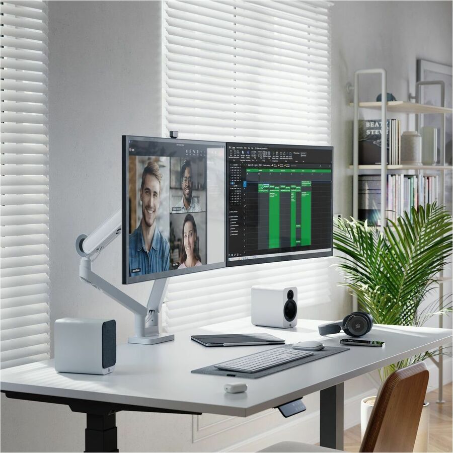 Alogic Clarity Max Pro 32C4KPDW 32" Class Webcam 4K UHD LED Monitor - 16:9 - Silver, Black