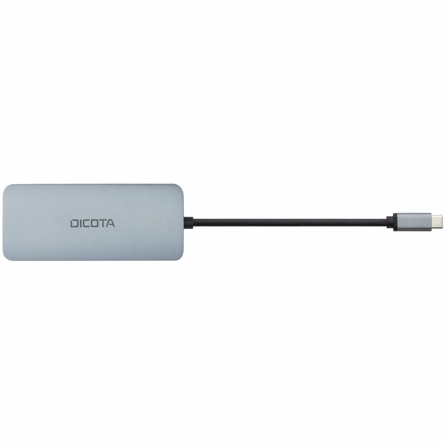 Dicota USB Type C Docking Station for Notebook, Monitor - Memory Card Reader - SD - Silver