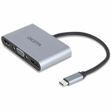 Dicota USB Type C Docking Station for Notebook, Desktop PC - Silver - Portable