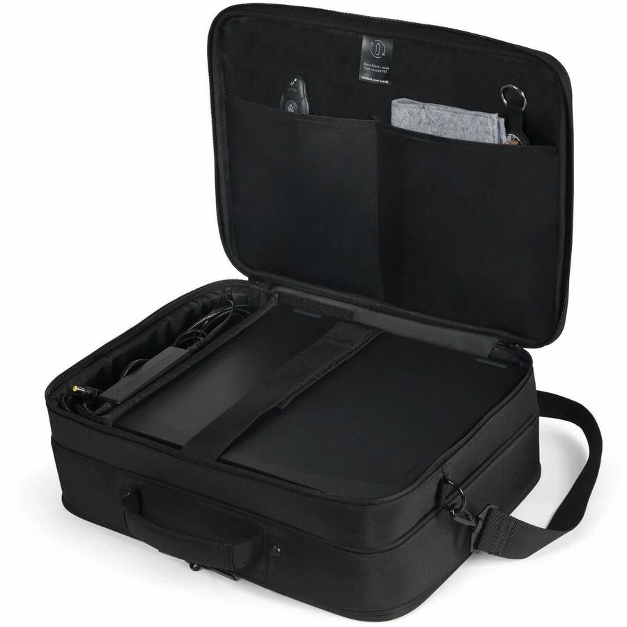 Dicota Eco Multi Twin CORE Carrying Case for 35.6 cm (14") to 40.6 cm (16") Notebook, Printer, Projector - Black